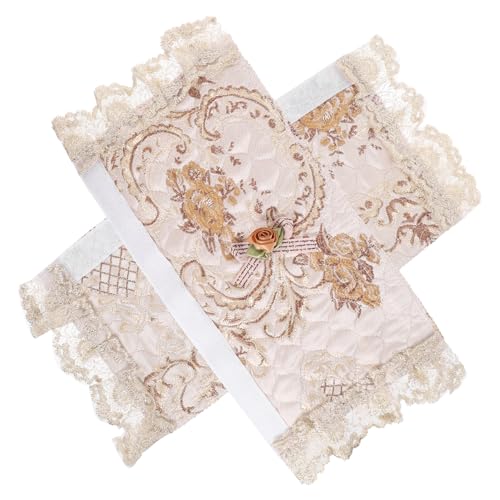 KICHOUSE Copri Maniglie Per Frigorifero Decorativo Pizzo, Protezione Per Maniglia Di Elettrodomestici Da Cucina, Lavabile e Riutilizzabile, Set Da, Colore Rosa, Comfort Termico Per Uso Domestico