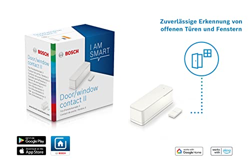 Bosch Smart Home Tür-/Fensterkontakt II, Smarter Sensor zum energieeffizienten Heizen, kompatibel mit Amazon Alexa und Google Assistant… – Ansicht 6