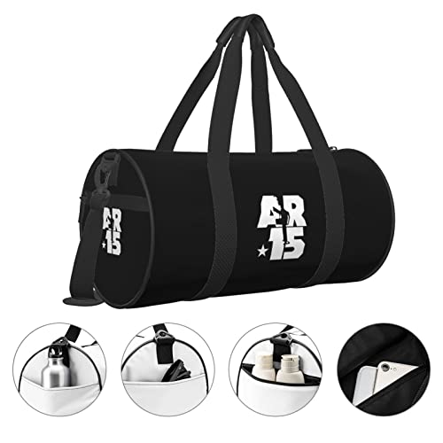 AR-15 Travel Luggage Duffel Bag Sports Rolling Foldable Duffel Bag4
