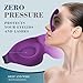 ZGGCD Sleep Mask for Side Sleeper, Light Blocking Sleeping Eye Mask for Women Men, 3D Contoured Cup Night Blindfold, Luxury Eye Cover Eyeshade with Adjustable Strap for Travel, Nap, Purple
