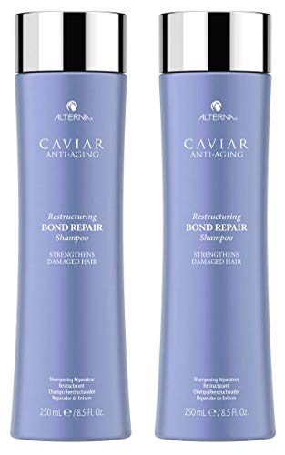 Alterna Caviar Anti-Aging Restructuring Bond Repair Shampoo, 8.5-Ounce (2-Pack)