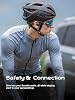 Audífonos de conducción ósea, open ear Bluetooth 5.3 con micrófono, 12 h de reproducción, IPX7 resistentes al sudor y al agua, deportivos para correr, caminar, ciclismo, gimnasio 4