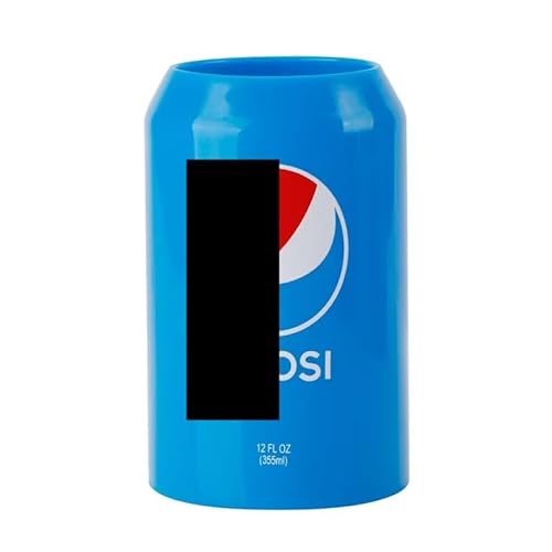 Bierdosen Tarnhülle 2er-Set – Lustiges Party Gadget Bierdose als Cola oder Pepsi getarnt – Silikon Cover 330 ml – Witziges Geschenk für Männer, Festival & Kühlschrank bierkühler flaschenkühler