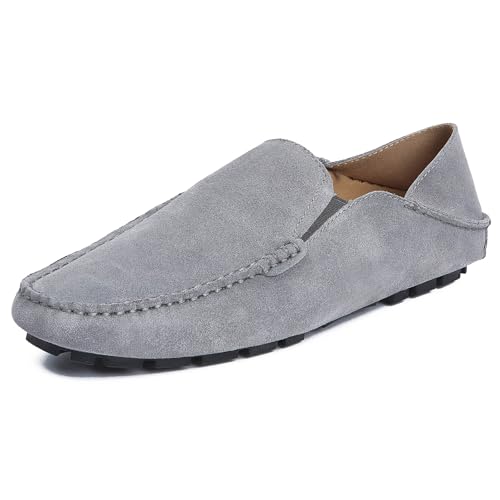 Image of Go Tour Handmade Mens Casual Loafers Moccasins Slip On Driving Shoes