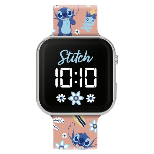 Lilo and Stitch Montre décontractée LAS4070, Multicolore, Bracelet