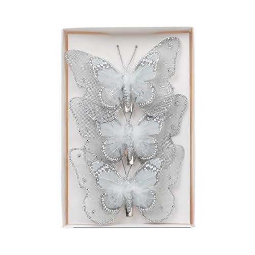 Weihnachtsbaum-Schmetterling-Ornament, funkelnder Schmetterling,...