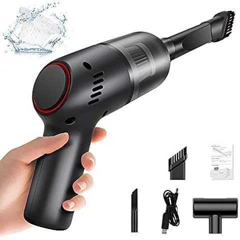 maguja Handheld Vacuums, Car Vacuum Cleaner with Powerful Suction, 120W Rechargeable Car Vacuum Cleaner, 8000PA Super Suction Hand Vacuum Cleaner Lightweight Wet Dry Vacuum for Home, Car and Pet Cover