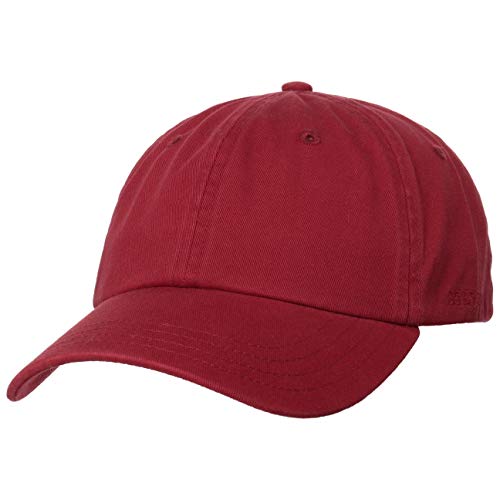 STETSON Casquette Rector Femme/Homme - Protection UV de Soleil Boucle en métal, avec visière Printemps-été - Taille Unique Bordeaux Cover