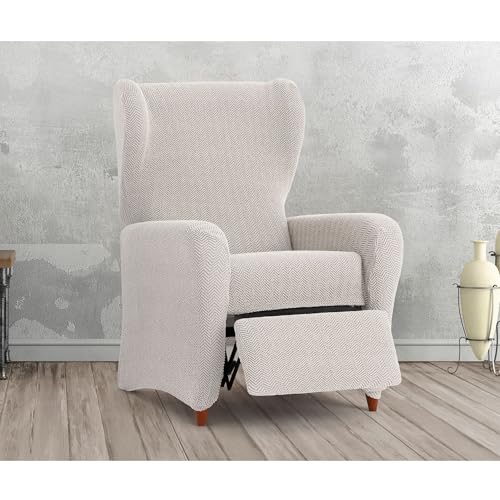 Funda elástica para sillón relax adaptable transpirable con espumas de sujeción 4