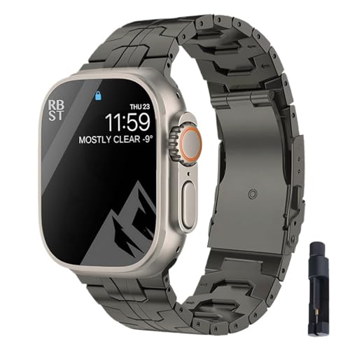 Bracelet de montre en titane: passez du bureau aux activités outdoor en un clin d'œil