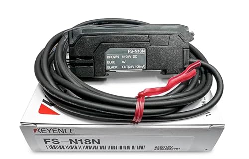 Capteur d'amplificateur de fibre FS-N18N numérique pour contrôle automatisé sur rail DIN