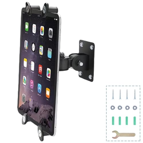 ZODUCT Tablet Wall Mount Holder for 7 to 13 Inch Tablets, Ideal for Homes, Classrooms, Medical Facilities, and Businesses, Ensuring Convenient and Hands-Free Use