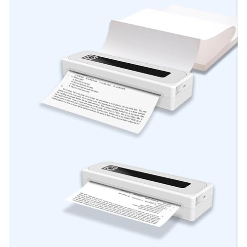 Image of Wireless Portable Inkless Thermal Printer for Home Office, Multifunctional Printer for iOS and, Suitable for Printing Photos, Labels, and Notes, 1 Roll Thermal Paper Included