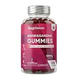 Ashwagandha Gummies 1200mg, 120 Gommes Ginseng Indien Withania Somnifera