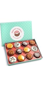 Deluxe Chocolate Dipped Oreos Gift Box - 12 pc