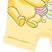 Disney Winnie the Pooh Infant Baby Girls Snap Romper and Headband Yellow 18 Months