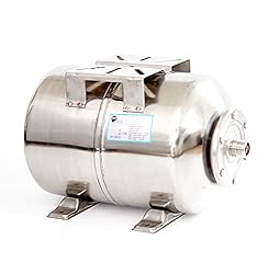 24 Liter Edelstahl Druckkessel von SK Aqua Line für Hauswasseranlagen, Gartenpumpen usw. Trinkwasser geeignet !! Technische Daten: Edelstahl Druckkessel mit Membran (Gummiblase für die Wasserspeicherung) // Kesselvolumen: 24 Liter // Anschluss: 1" Au...