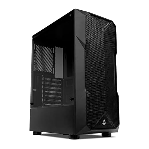 Gabinete Gamer Mancer Dread, Lateral de Vidro, Com 3 Fans, Preto, MCR-DRD-BK01