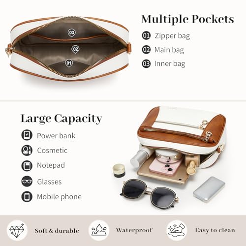 Crossbody Purse for Women Small Crossbody Bags Trendy Vegan Leather with Adjustable Shoulder Straps Gift for Mother Wife Mom4
