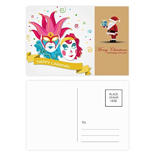 Cartes postales Venise avec double masque lot de 20 souvenirs