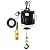 MuChaIOAK Electric Hoist Winch, Electric Hoist Winch Portable 3-in-1 Winch with Wire&Wireless Remote Control Powerful Electric Hoist 110V 1500W 1100 LBS (Black)