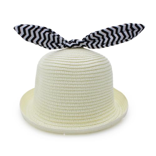 Image of VRITRAZ Baby Boy's and Girl's Kids Children Cute Printed Cartoon Gift Summer Fancy Dress Straw Fasion Hat Cap 1