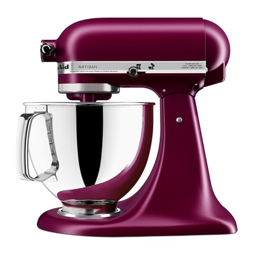 Image of KitchenAid Artisan Series 5 Quart Tilt-Head Stand Mixer with Pouring Shield, KSM150PS, Beetroot