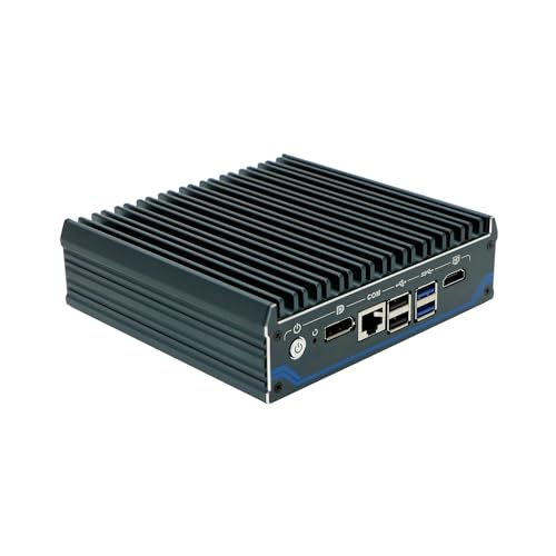 Mini PC Firewall N100 con carril DIN y 4 puertos 2.5GbE para OPNsense y VPN 4