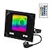 Produktbild Bonlux RGB 50W LED Strahler Lampe Fluter 220V mit Fernbedienung IP66 Außenlampe 16 Farben 4 Modi LED Scheinwerfer Flutlicht 120° Abstrahlwinkel Außenstrahler für Weihnachts Dekorative Garten Party