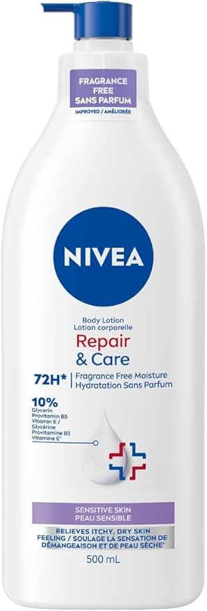 Lotion Corps NIVEA Repair & Care 72H
