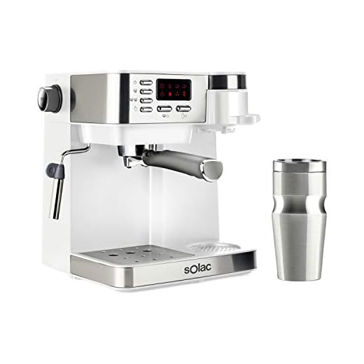 Cafetera Espresso SOLAC CE4497 Multi Stillo Blanco