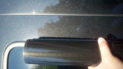 Miniatura 5 de VViViD Space Pearl - Rollo de película de vinilo negro metálico, fácil de usar, adhesivo de liberación de aire (5 x 5 pies)