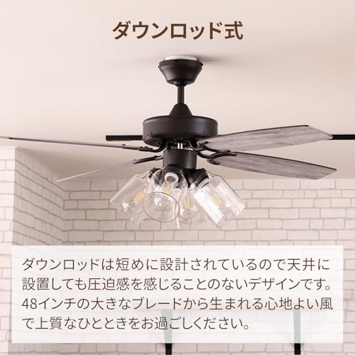 JAVALO ELF(ジャヴァロエルフ) - VINTAGE Collection シーリングファン