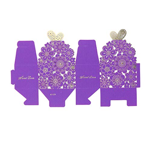 Cajas para galletas con mariposas Kslong pack de 50 unidades para recuerdos 3