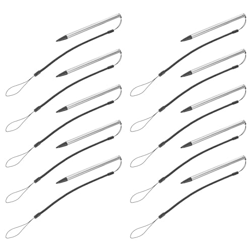 Stylets Précis Anti Perte avec Cordon à Ressort pour Smartphones
