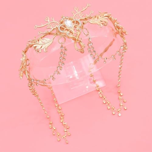 Tocados accesorios de cosplay tipo tiara elfa que no dañan el cabello 8