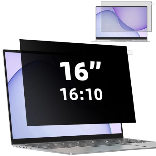 Filtro de privacidad para ordenador portátil de 16 pulgadas antiespía 16:10