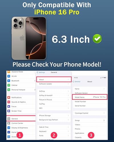 Image of 2 Pack for iPhone 16 Pro Privacy Screen Protector Gradient Colorful for 16Pro Anti-Spy Tempered Glass Full Coverage Easy Installation Frame Anti-Scratch (6.3 inch Blue)