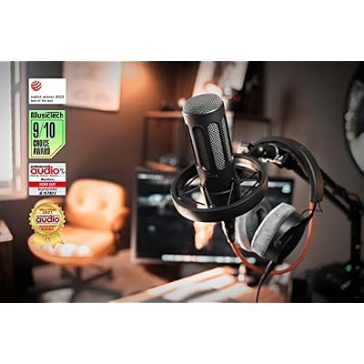 beyerdynamic M 70 PRO X Dynamic Broadcast Microphone for Streaming and podcasting with XLR Connector incl. pop Filter and Shock Mount
