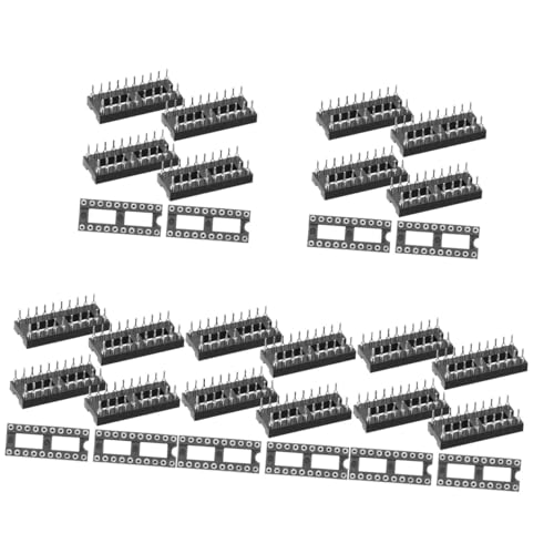 Prises de circuit intégré connecteurs de câblage adaptateur IC de type soudure noir