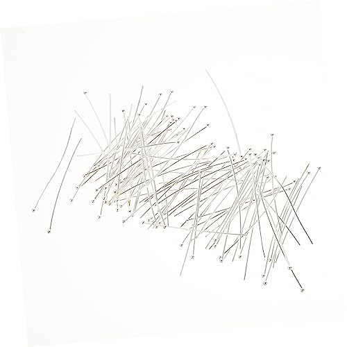 ERINGOGO 200pcs Ball Head Pins Jewelry Head Pins for DIY Projects Non-Slip Smooth Suitable for Earrings Necklaces Bracelets