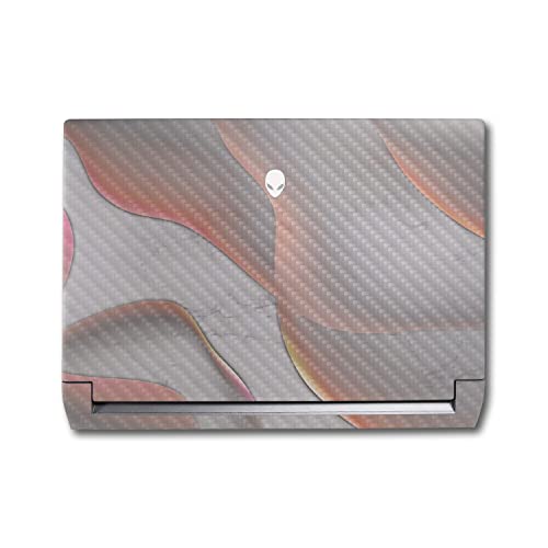 Image of MightySkins Carbon Fiber Skin Compatible With Alienware M17 R5 (2022) Full Wrap Kit - Bubble Marble | Protective, Durable Textured Carbon Fiber Finish | Easy To Apply & Change Styles | Made in the USA
