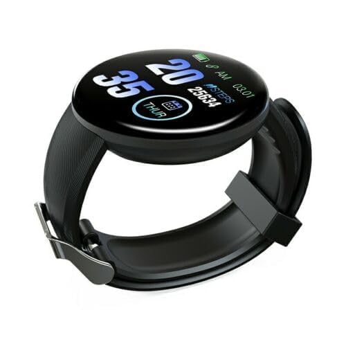 Image of Smart Watch for Men, Fitness Tracker with Step Counter, Heart Rate Monitor, Distance Tracking, Black