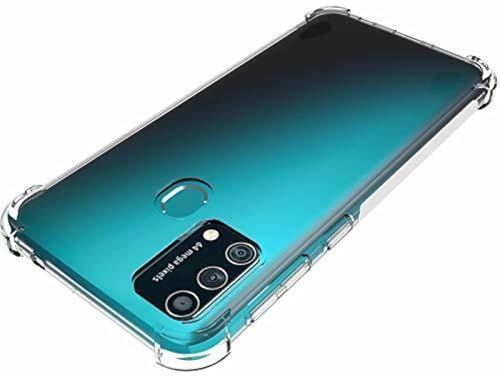 Image of BOXXO Flexible Back Cover for Samsung Galaxy M31 Prime | Back Cover Transparent Clear Shockproof Case Four Corner Protection | Slim Protective Mobile Phone Cover for Samsung Galaxy M31 Prime