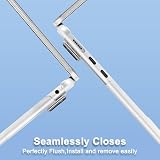 MOSISO Etui kompatybilne z MacBook Air 15 cali M4 M3 M2 2025 2024 2023, ultracienkie, naturalny oryginalny kolor, twarda obudowa ochronna do MacBook Air 15", A3241, A3114, A2941, mrozoodporne