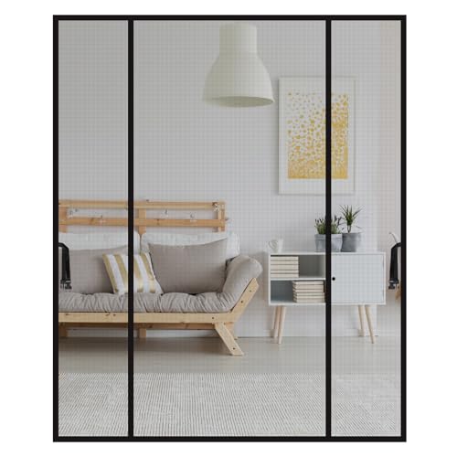 LALAGO Zanzariera con Magneti per Porte, 190x222cm, si Chiude da Sola, Tenda Zanzariera Porta Finestra, Zanzariere Magnetiche per Porte Finestre, Porta Ingresso, Balconi
