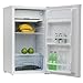 HYE 91L Under Counter Fridge – White Freestanding Mini Fridge, Chiller Compartment, Energy-Efficient 85 kWh/Year, Quiet 41 dB, Adjustable Shelves & Feet, Ideal for Kitchens & Offices - RF01UCF91W23