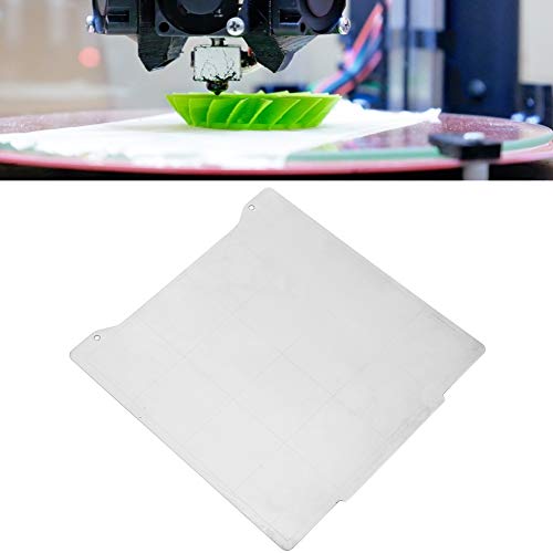 3D Printer Plate, Pratical Anti-Rust Hot Bed Platform Spring Steel Plate Movable Accessory Fit for Prusas Mini Printer for PLA ABS PETG PCL Consumables - Thumbnail 6