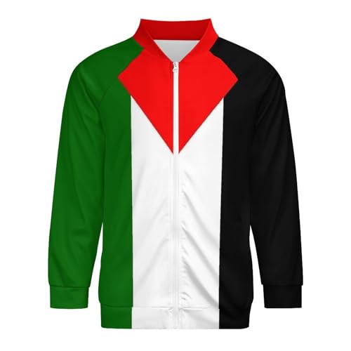 St Lucia Flag Map Mens Crewneck Zipper Shirt Sweatshirt Long Sleeve Casual Jacket Top Coat Shirt4