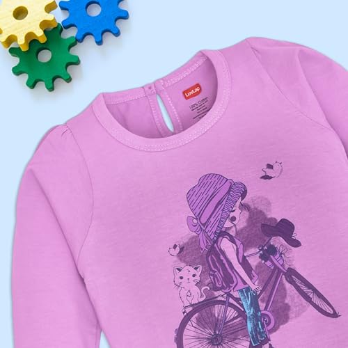 Image of LuvLap Baby Girls 100% Cotton Full Sleeve Top & Pyjama Sets, Pack Of 02